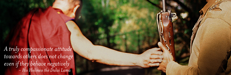 A truly compassionate attitude towards others does not change even if they behave negatively.